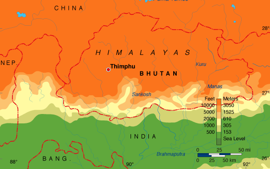 map of bangladesh and surrounding. political map map bhutan