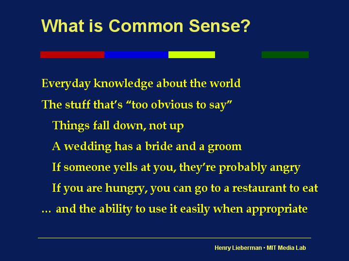 Common Sense In A Sentence Examples