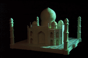 Shaderlamps Taj Mahal Projector Based Augmented Reality